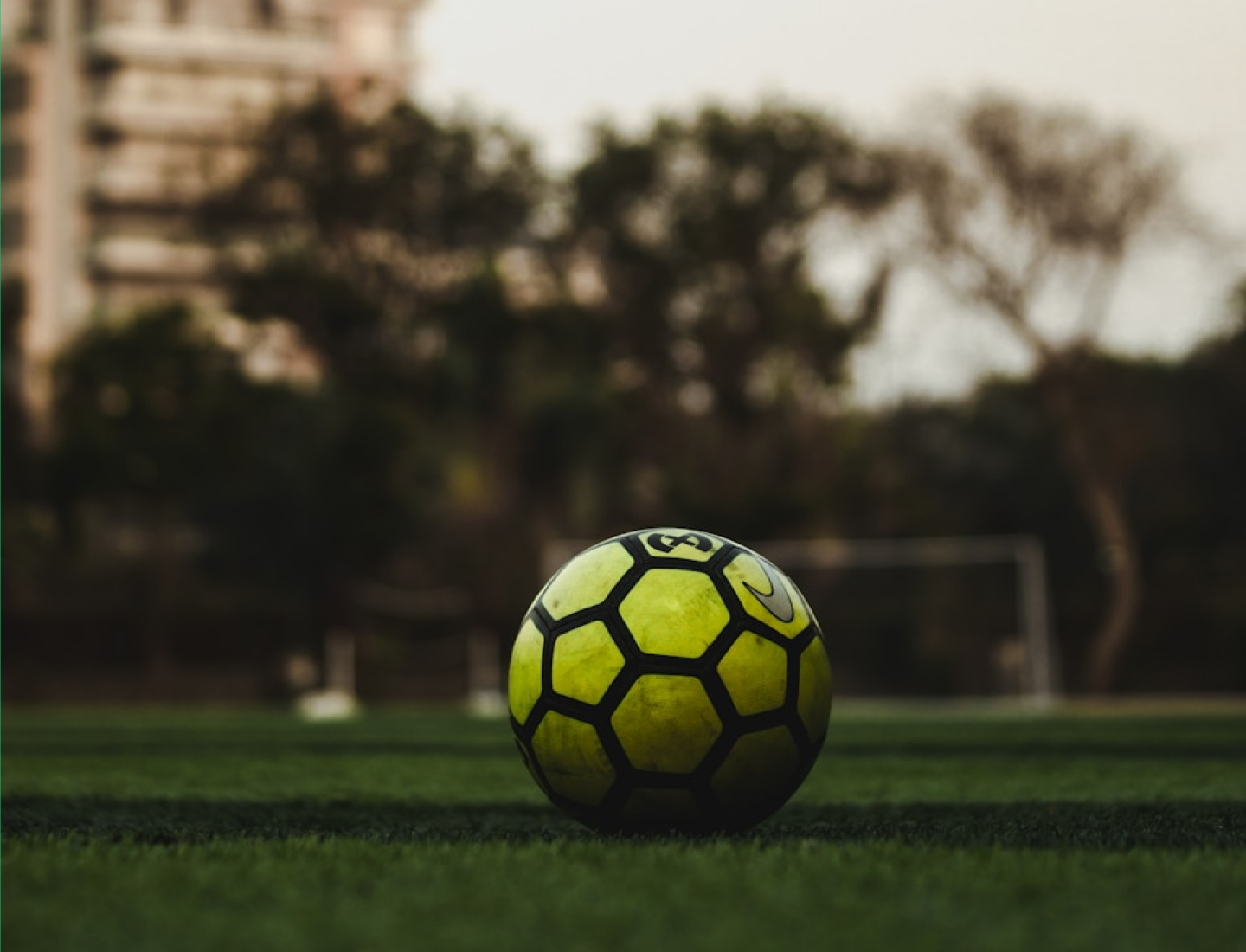 A first touch on the ball